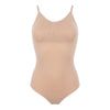Low back Bodysuit with Removable Padding Nude