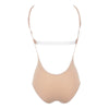 Low back Bodysuit with Removable Padding Nude