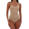 Low back Bodysuit with Removable Padding Nude