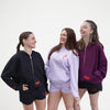 RAD Cropped Hoodie Mulberry