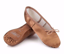  Freed 'Aspire' Bronze Soft Satin Adult Wide Ballet Shoe
