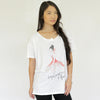 Watercolour Dancer Loose Fit T-Shirt Red