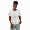 Organic Cotton Line Drawing T-Shirt White