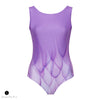 Somefish Bodysuit Leotard Purple