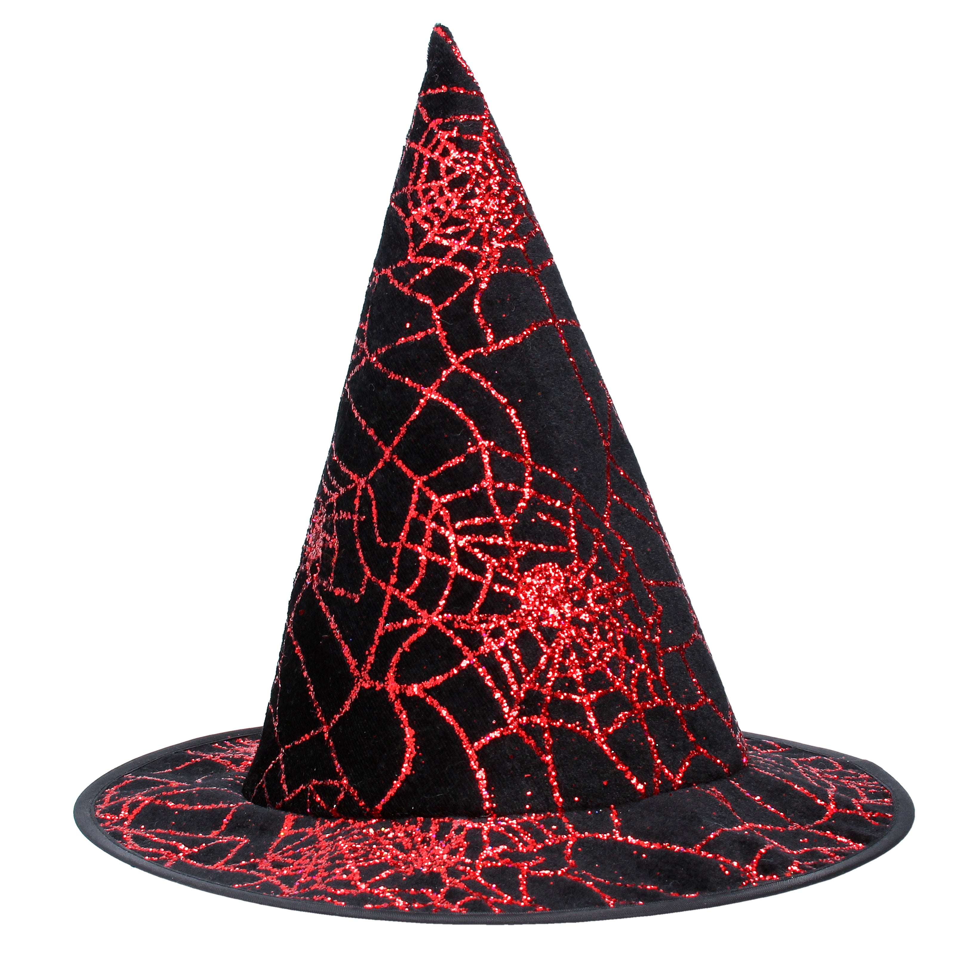 Children's Red Spider Web Witches Hat