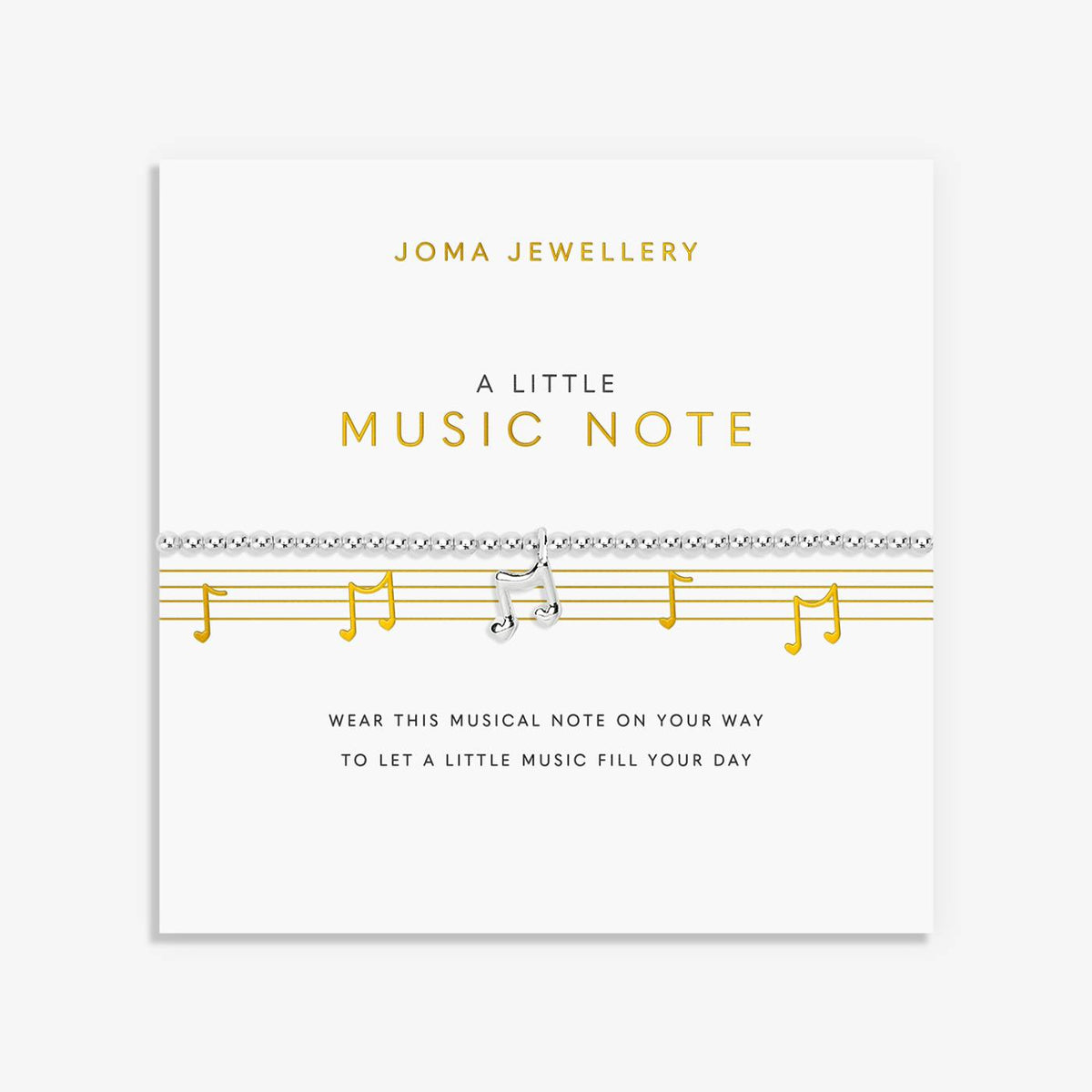 A Little Music Note Bracelet