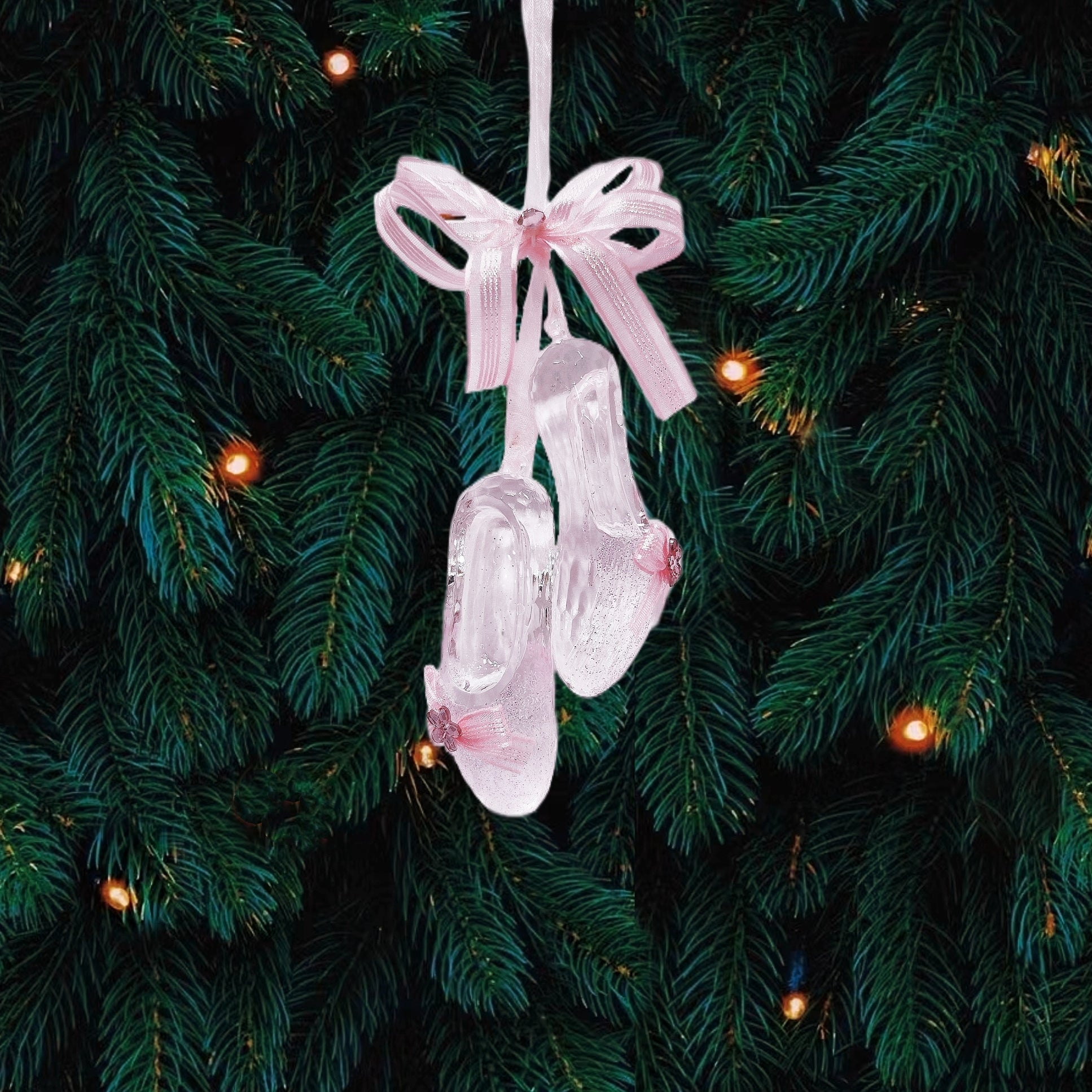 Acrylic Ribbon Shoes