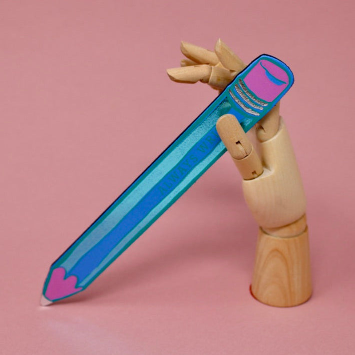 Always Write Pencil Bookmark
