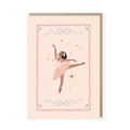 Arabesque Ballerina Card