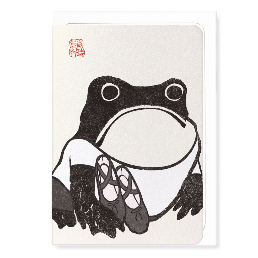 Ballet Dancer Ezen Frog Card
