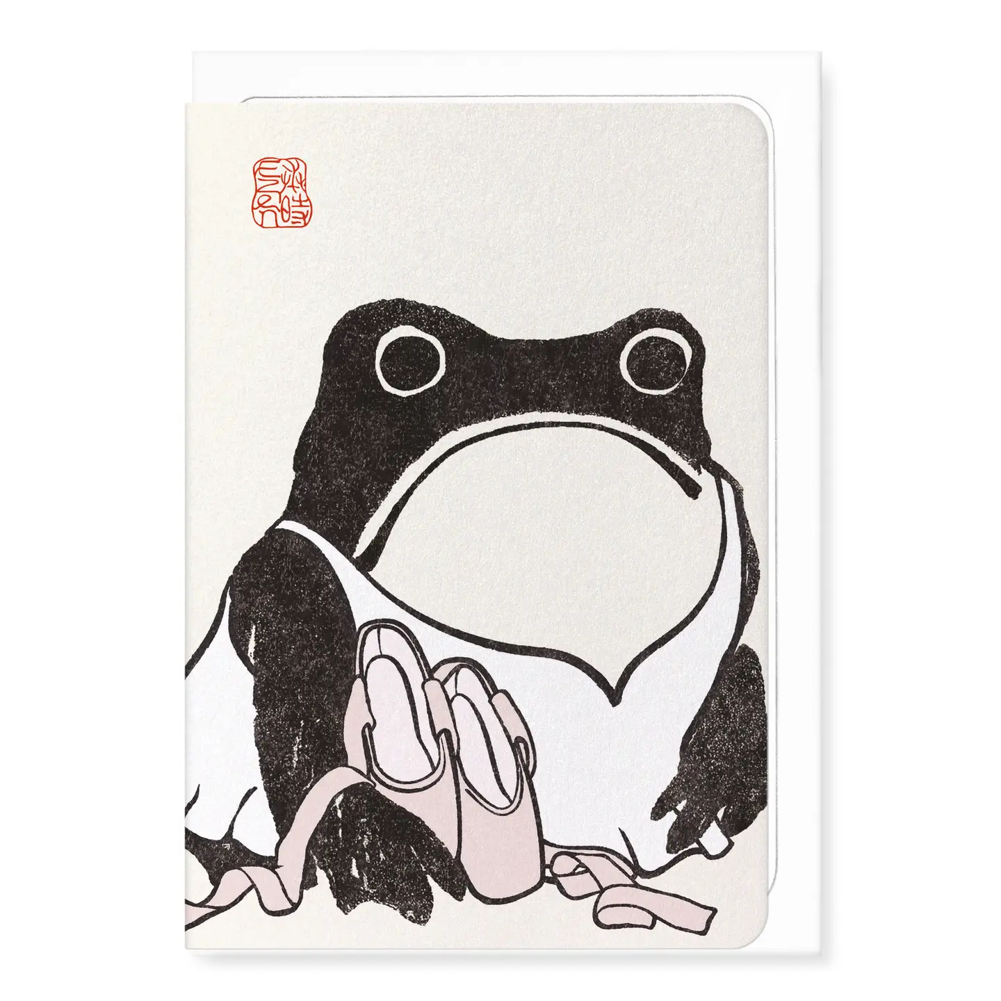 Ballet Pointe Ezen Frog Card
