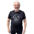 Silver Swans ® T-shirt Black & Black