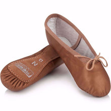  Freed 'Aspire' Adult Wide Leather Ballet Shoes Bronze