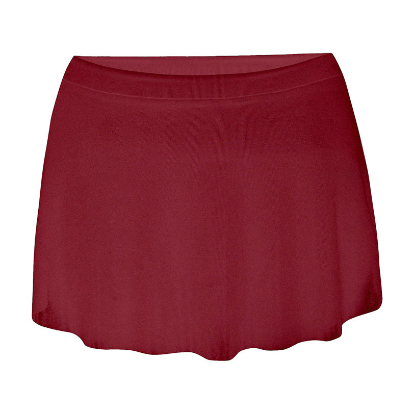 Burgundy Cassia circular skirt is the official RAD regulation dancewear for Grade 6 and above, embodying balletcore aesthetic. Designed for a professional silhouette, this high-performance piece offers breathable comfort and fluid movement. As a staple of sustainable dancewear, its lightweight, eco-friendly design provides a modern silhouette for vocational exams, blending tradition with modern high-performance standards.