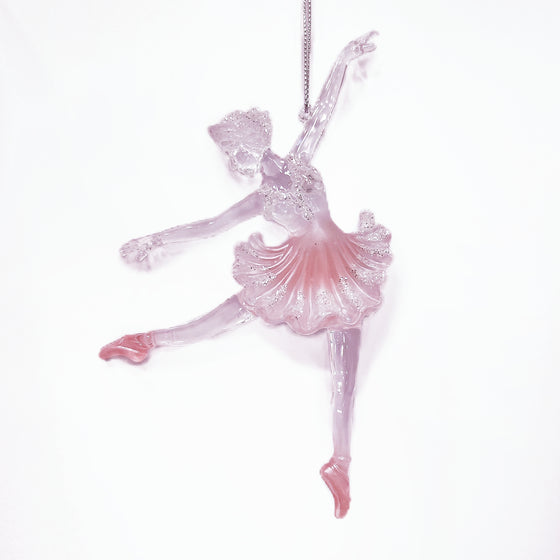 Clear Pink Acrylic Ballerina