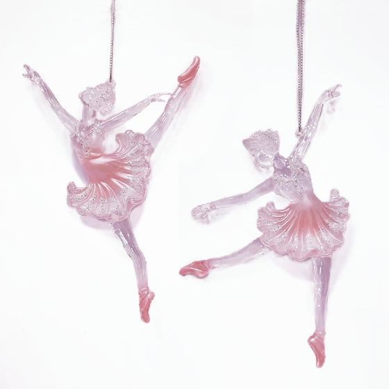Clear Pink Acrylic Ballerina