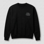 College Sweatshirt Black