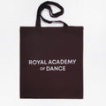 Contrasting Logo Tote Brown