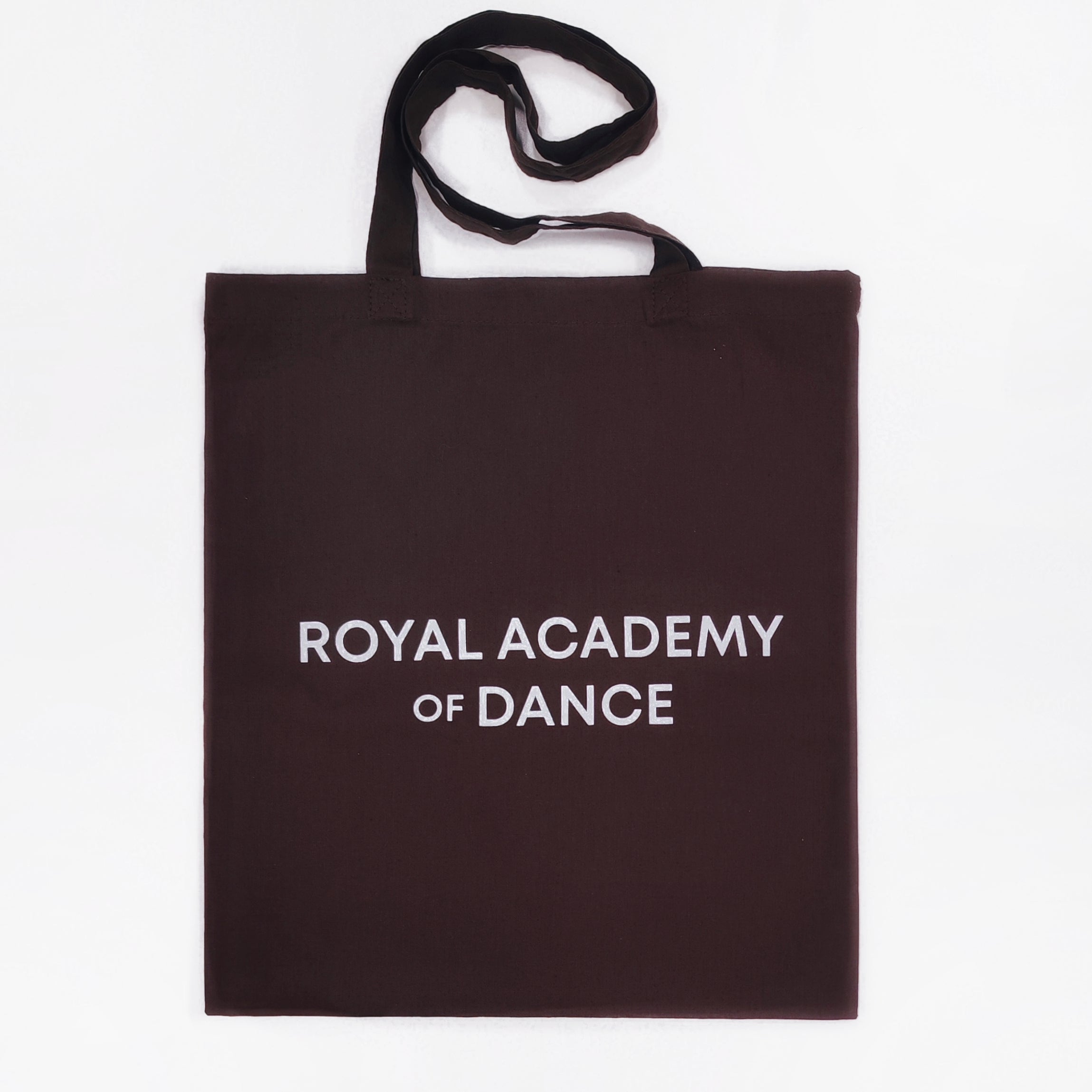 Contrasting Logo Tote Brown