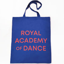  Contrasting logo canvas tote Blue