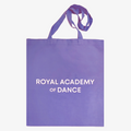 Contrasting logo canvas tote Cornflower