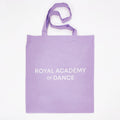 Contrasting logo canvas tote Lilac