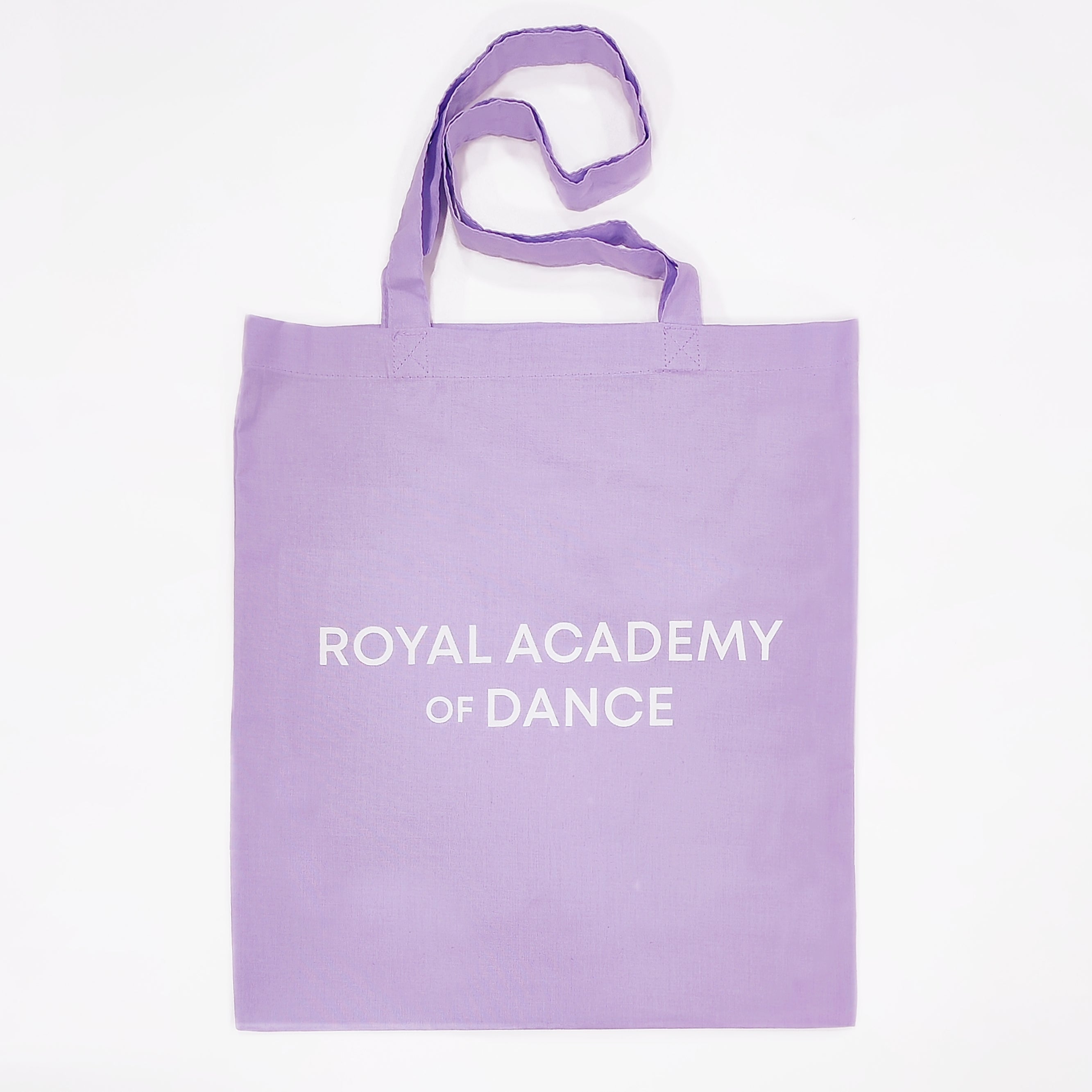 Contrasting logo canvas tote Lilac