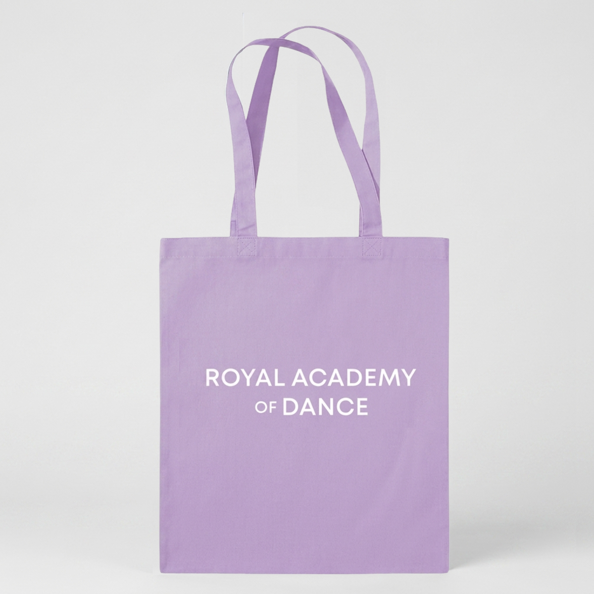 Contrasting logo canvas tote Lilac