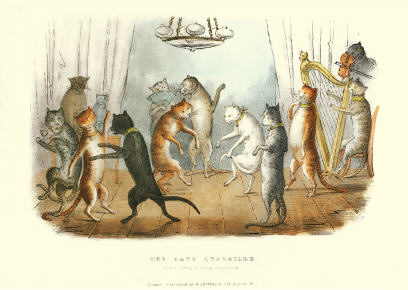 The Cats Quadrille card