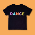 'DANCE' Kids T-Shirt Black