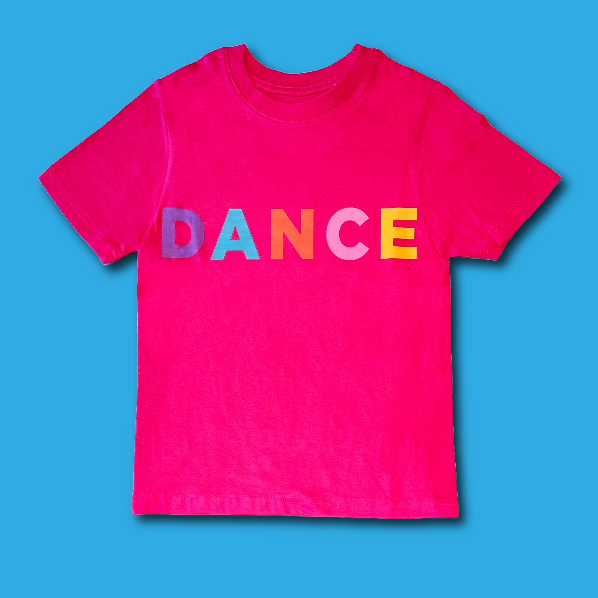 'DANCE' Kids T-Shirt Pink