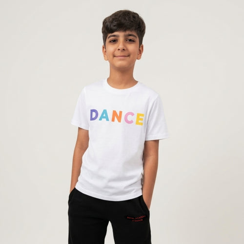 'DANCE' Kids T-Shirt White