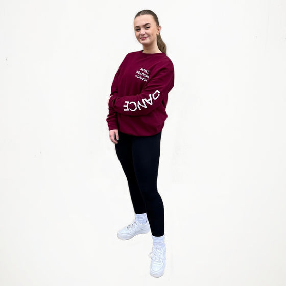 RAD 'DANCE' Sweat Burgundy