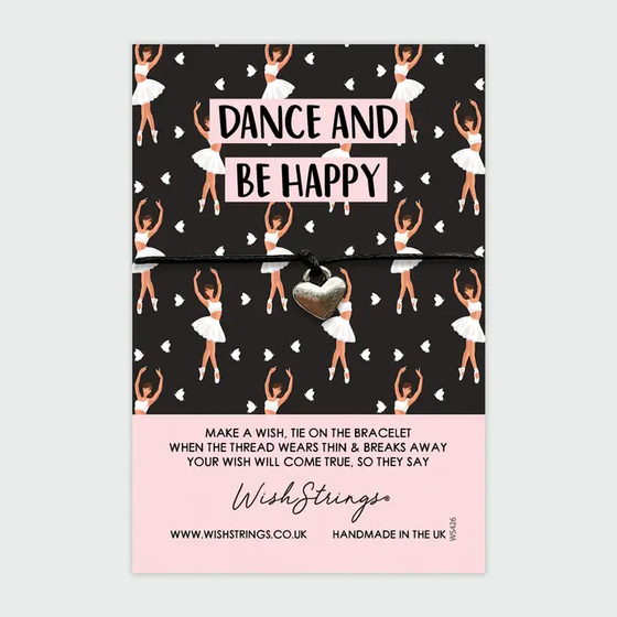Dance & Be Happy Wish Bracelet