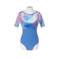 Darcey Sleeved Leotard Powder Blue