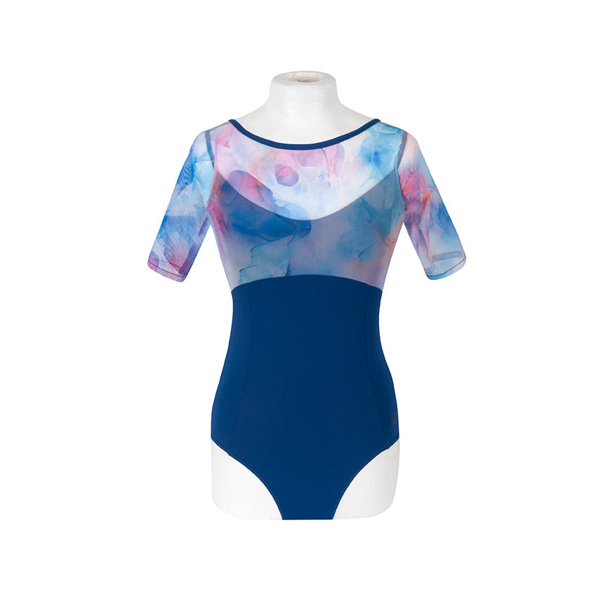Darcey Sleeved Leotard Royal Blue