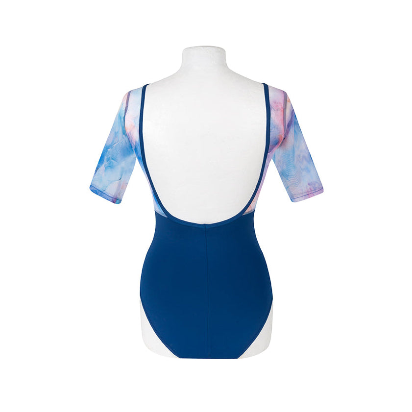 Darcey Sleeved Leotard Royal Blue