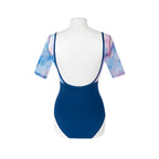 Darcey Sleeved Leotard Royal Blue