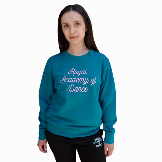 Royal Academy Of Dance Embroidered Sweatshirt Teal