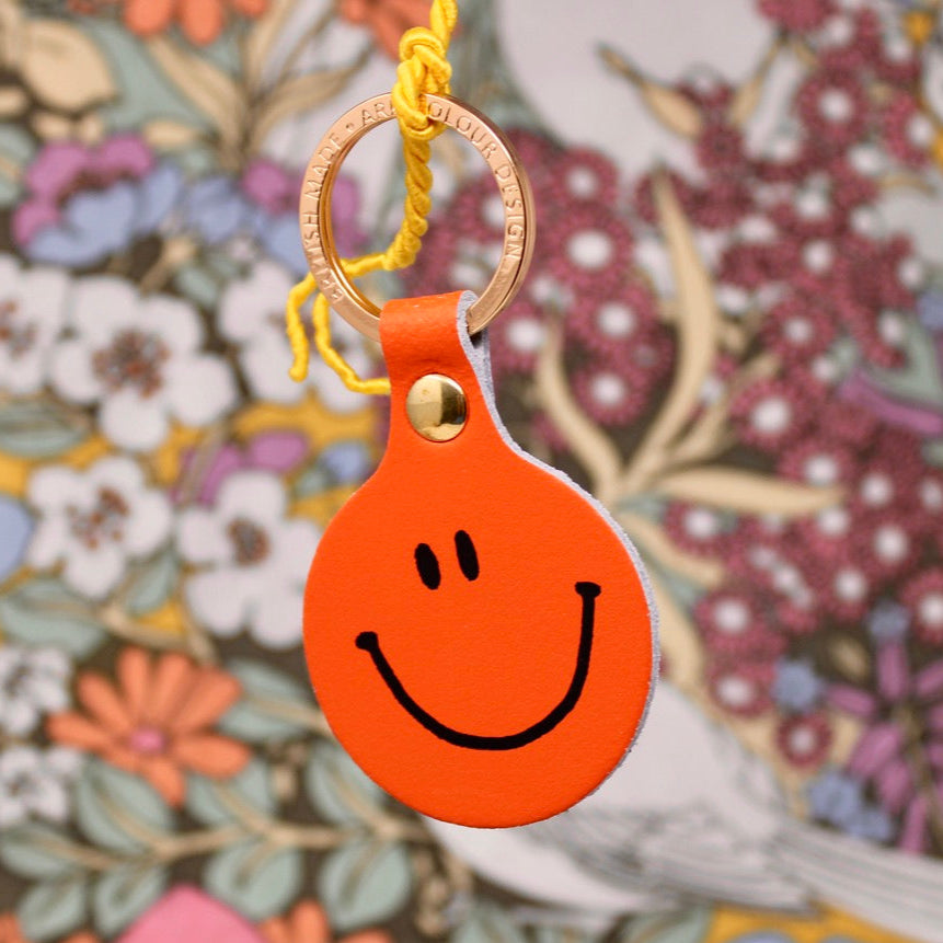 Feeling Lush Smiley Key Fob