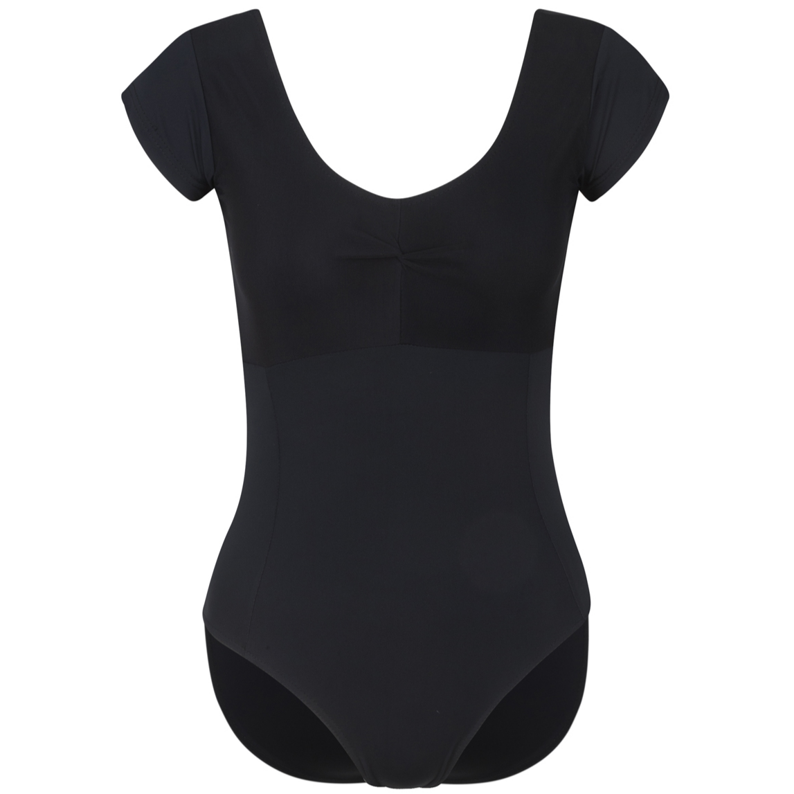 Black Fern leotard is the official RAD uniform for vocational grades, embodying sustainable dancewear shift. Crafted from eco-friendly recycled ECONYL fabric, the design features elegant cap sleeves with a mesh overlay, a knot ruche, and flattering princess seams. Combining a modern silhouette with high-performance breathability, it offers a professional balletcore aesthetic for Intermediate to Advanced exams and daily studio training.