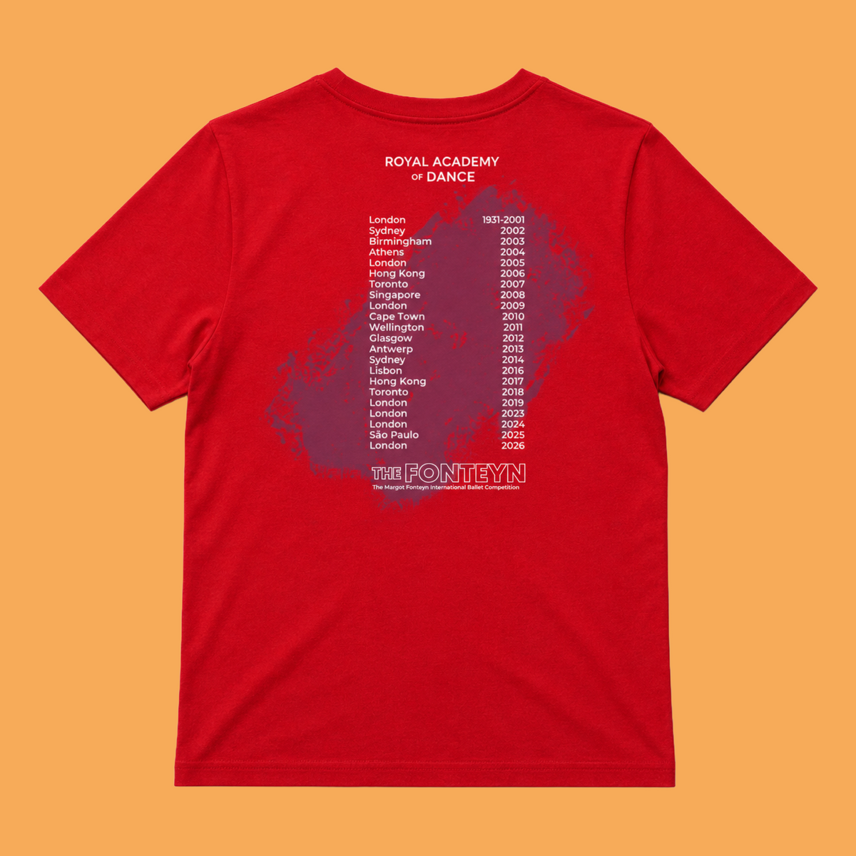 Fonteyn 2026 Kids T-shirt Red