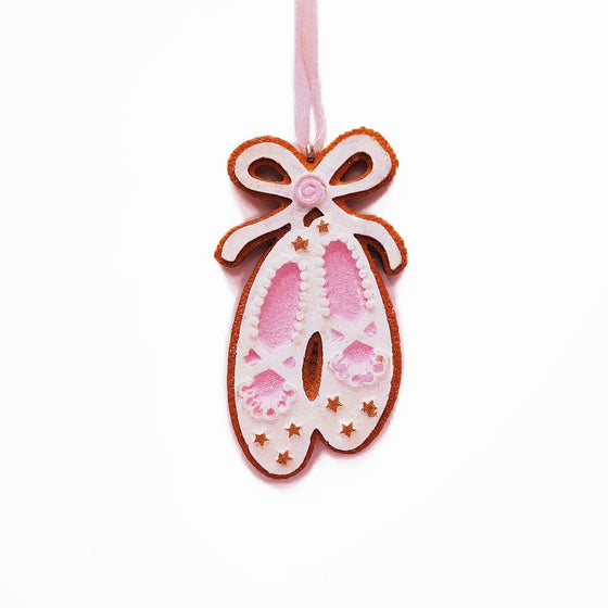 Gingerbread Ballet Slippers