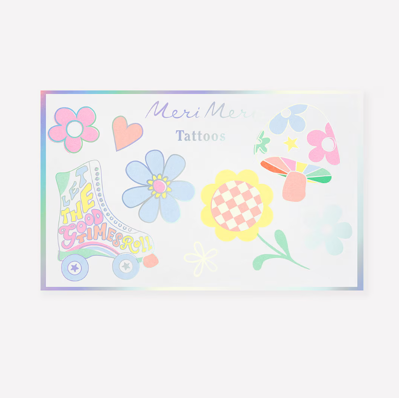 Groovy Temporary Tattoo