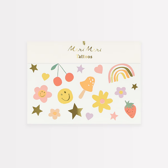Happy Face Temporary Tattoos