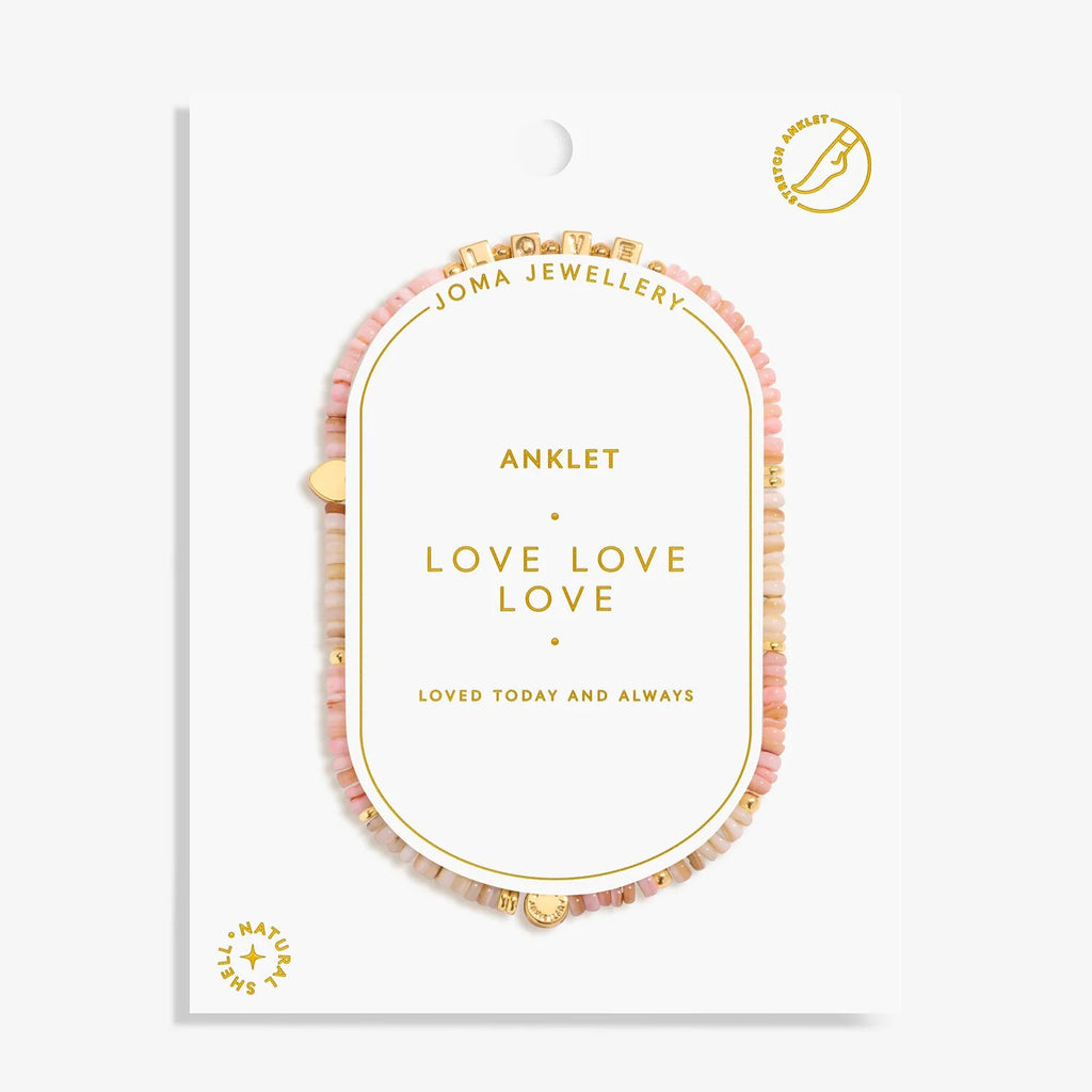 Happy Little Moments Love Anklet