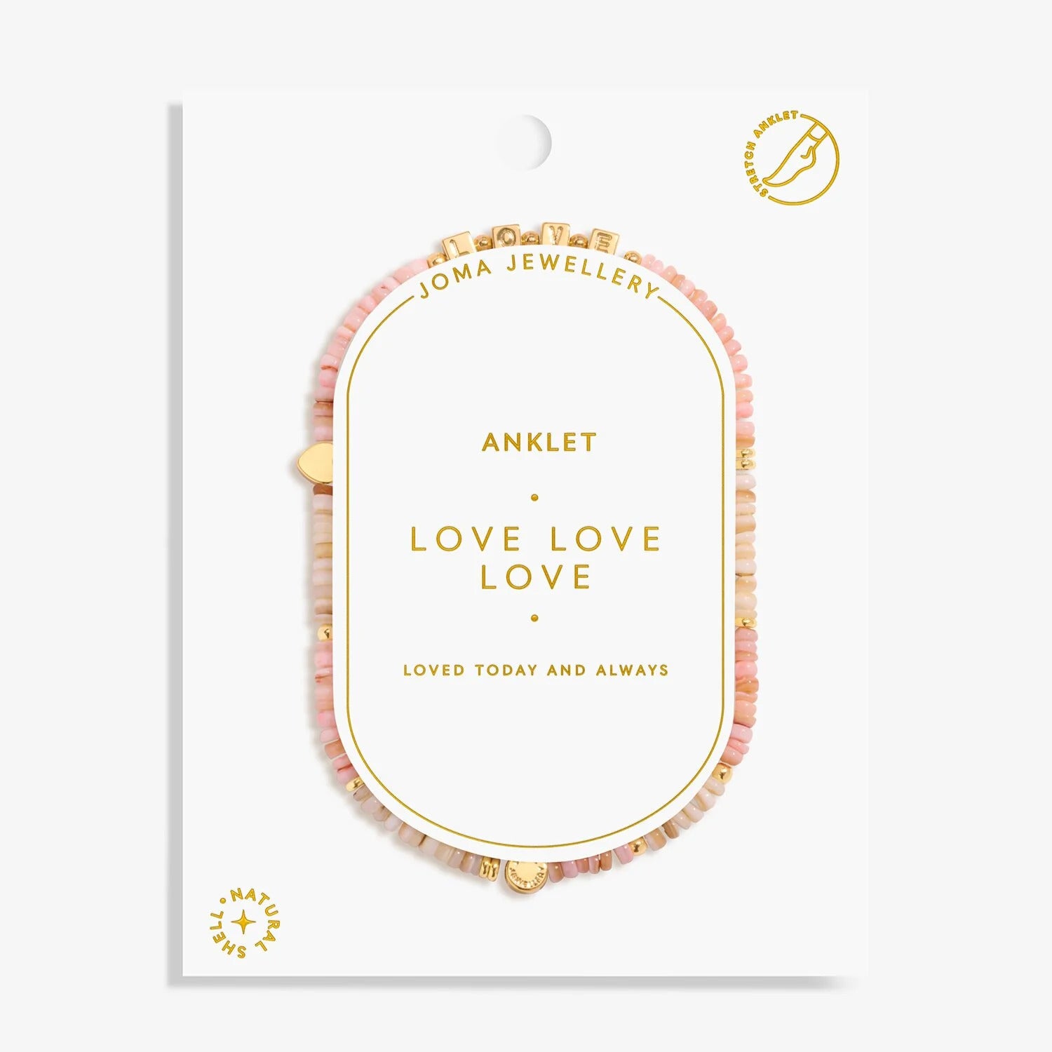 Happy Little Moments Love Anklet