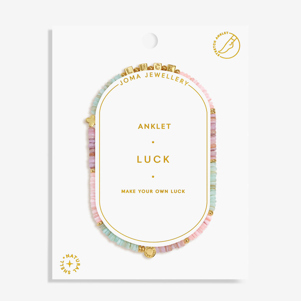 Happy Little Moments Luck Anklet