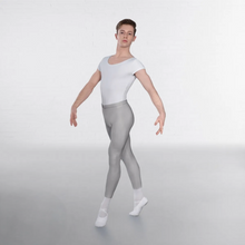  High Waist Footless Tights Grey