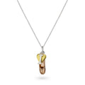 I Love Ballet Necklace Gold & Silver